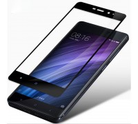 Защитное стекло для телефона Xiaomi RedMi 4A чёрное