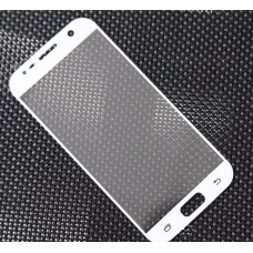 Защитное стекло для телефона Samsung A7 2016 белое