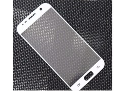 Защитное стекло для телефона Samsung A7 2016 белое