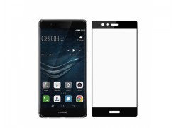 Защитное стекло для телефона Huawei P9 Lite (чёрное)