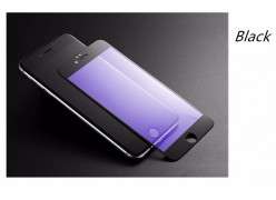 Защитное стекло для телефона iPhone 7 (чёрный обод)