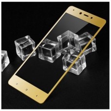 Защитное стекло Full Screen для Xiaomi Redmi 4x (Золотое)