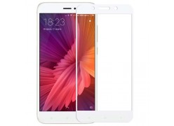 Защитное стекло для телефона Xiaomi Redmi 4x (Белый обод)