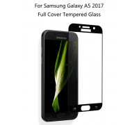 Защитное стекло Full Screen для телефона Samsung A5 2017 (A520) чёрное