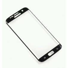 Защитное стекло для телефона Samsung Galaxy S7 EDGE (чёрный обод)