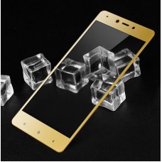 Защитное стекло для телефона Xiaomi Redmi NOTE 4x (Золотое)