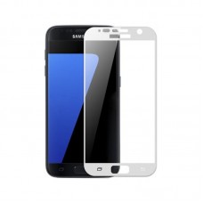 Защитное стекло для телефона Samsung Galaxy S7 (белое)