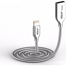 Кабель Golf Kirsite Spring GC-36i для iPhone 6 (серебро)