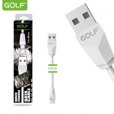 Кабель Golf Diamond GC-27m USB - microUSB 100 см (белый)