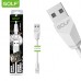 Кабель Golf Diamond GC-27m USB - microUSB 100 см (белый)