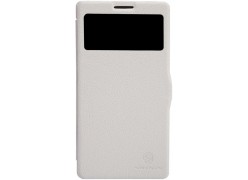 Чехол Nillkin для телефона Lenovo K910 Fresh Series Leather Case белый