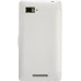 Чехол Nillkin для телефона Lenovo K910 Fresh Series Leather Case белый