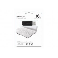 USB-флеш накопитель PNY CLASSIC ATTACHE 16Gb Black (FD16GBU2M125-EF)