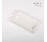 Чехол силиконовый Jekod + плёнка для Nokia 930 прозрачный