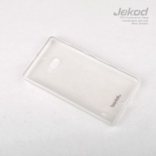 Чехол силиконовый Jekod + плёнка для Nokia 930 прозрачный