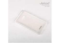 Чехол силиконовый Jekod + плёнка для Nokia 930 прозрачный