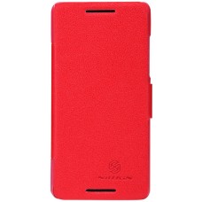 Чехол-книжка Nillkin Fresh для телефона HTC Desire 600 красный