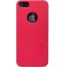 Чехол-накладка Nillkin Frosted для телефона iPhone 5 красный