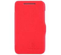 Чехол-книжка Nillkin для HTC Desire 200, серия Fresh Leather Case, красный
