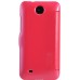Чехол-книжка Nillkin для HTC Desire 300, серия Fresh Leather Case, красный