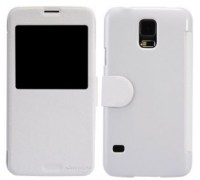 Чехол Nillkin Samsung G900 Galaxy S5 Fresh Series Leather Case White
