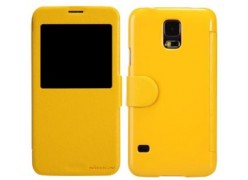 Чехол Nillkin Samsung G900 Galaxy S5 Fresh Series Leather Case Yellow