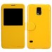 Чехол Nillkin Samsung G900 Galaxy S5 Fresh Series Leather Case Yellow
