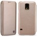 Чехол Nillkin Samsung G900 Galaxy S5 Rain Leather Case Gold