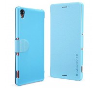 Чехол Nillkin Sony Xperia M Fresh Series Leather Case Blue