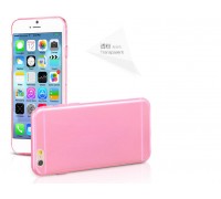 Ультратонкий чехол-накладка Fshang Fantom 0,3мм для iPhone 6 розовый