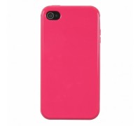 Силиконовый чехол-накладка для iPhone 4G/4S Pink
