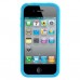 Силиконовый чехол-накладка для iPhone 4G/4S Blue