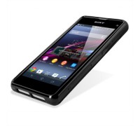 Силиконовый чехол-накладка для Sony Xperia Z3 compact Black