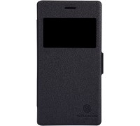 Чехол-книжка Nillkin Fresh для телефона Sony Xperia M2 чёрный