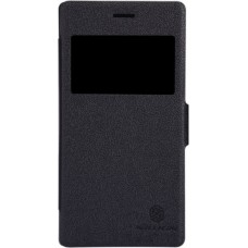 Чехол-книжка Nillkin Fresh для телефона Sony Xperia M2 чёрный