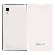Чехол-книжка Flip Cover для телефона LG P760 Optimus L9 белый