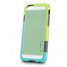 Чехол-накладка Walnutt Expert Carbon iPhone 6 Green/Grey
