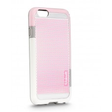 Чехол-накладка Walnutt Expert Carbon iPhone 6 Pink/White