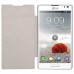 Чехол-книжка Flip Cover для телефона LG P760 Optimus L9 белый