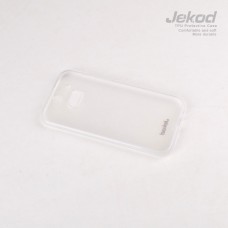Чехол силиконовый Jekod + плёнка для HTC One 2/M8 прозрачный