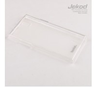 Чехол силиконовый Jekod + плёнка для Huawei Ascend P2 прозрачный