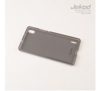 Чехол силиконовый Jekod + плёнка для Huawei Ascend P7 mini черный