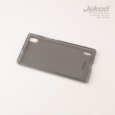 Чехол силиконовый Jekod + плёнка для Huawei Ascend P7 черный