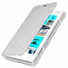 Чехол для телефона HTC One Max/T6 Melkco Book leather case белый