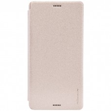 Чехол-книга Nillkin Sparkle для Sony Xperia Z3 (L55) gold