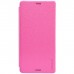 Чехол-книга Nillkin Sparkle для Sony Xperia Z3 (L55) pink