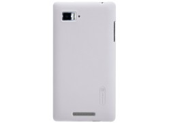 Чехол Nillkin для телефона Lenovo K910 Super Frosted Shield белый