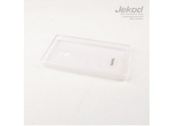 Чехол силиконовый Jekod + плёнка для Nokia XL прозрачный