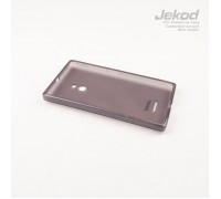 Чехол силиконовый Jekod + плёнка для Nokia XL черный