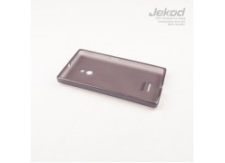 Чехол силиконовый Jekod + плёнка для Nokia XL черный